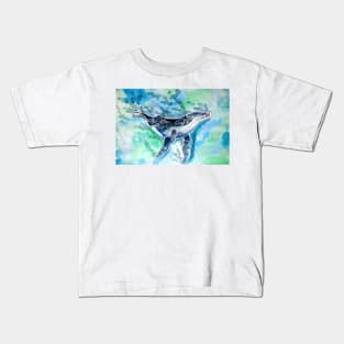 Ghost of Humpback Whale Kids T-Shirt